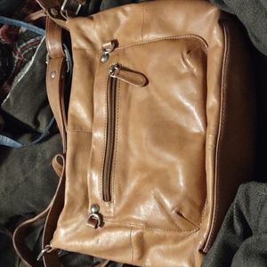 Vera Pelle Tan Leather Bag